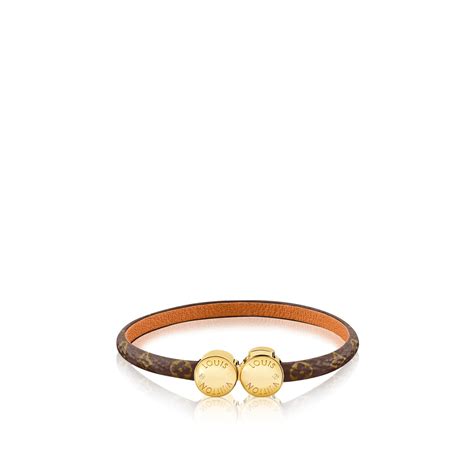 Louis Vuitton leather bracelet women's